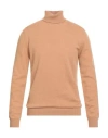 Daniele Fiesoli Selezione Man Turtleneck Camel Size L Cashmere