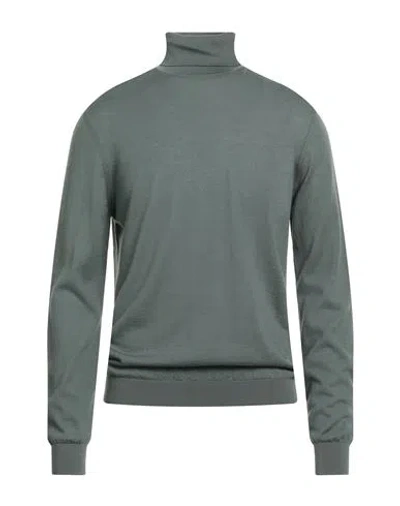 Daniele Fiesoli Selezione Man Turtleneck Dark Green Size L Cashmere