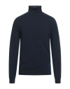Daniele Fiesoli Selezione Man Turtleneck Midnight Blue Size L Cashmere