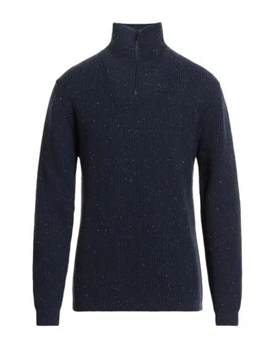 Daniele Fiesoli Selezione Man Turtleneck Navy Size L Cashmere