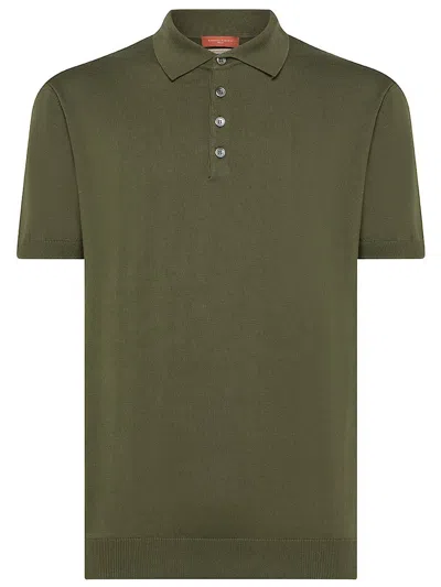 Daniele Fiesoli Short-sleeved Cotton Polo Shirt In Green