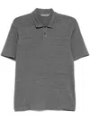 Daniele Fiesoli Poloshirt Mit Slub-textur In Grau