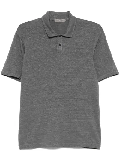Daniele Fiesoli Poloshirt Mit Slub-textur In Grau