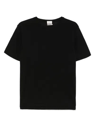 Daniele Fiesoli Streamlined Black T-shirt With Round Neckline