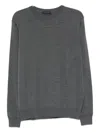 Daniele Fiesoli Crew-neck Wool Sweater In Gray