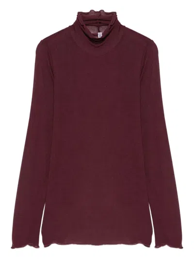 Daniele Fiesoli High-neck T-shirt In Purple