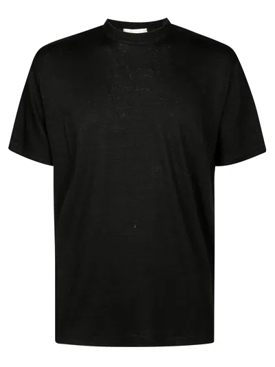Daniele Fiesoli T-shirt Lino Cotone In Black