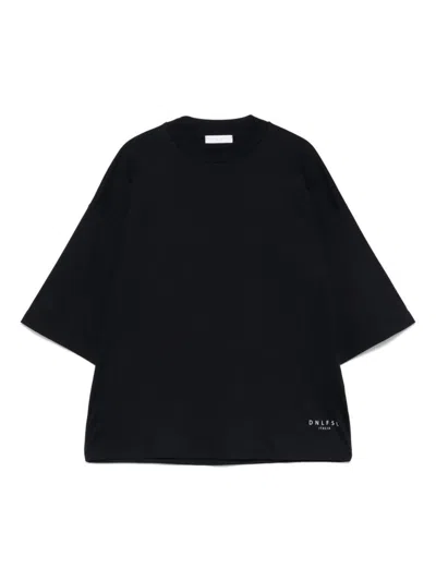 Daniele Fiesoli Blue Crew Neck Cotton T-shirt