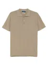 Daniele Fiesoli Beige Cotton Polo In Grey