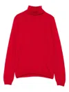 Daniele Fiesoli Turtleneck Long-sleeve Sweater In Red