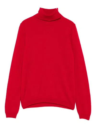 Daniele Fiesoli Turtleneck Long-sleeve Sweater In Red