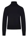 Daniele Fiesoli Turtleneck Ribbed Knit In Black