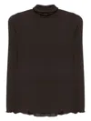 Daniele Fiesoli Turtleneck Top In Brown