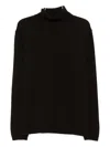 Daniele Fiesoli Turtleneck Wool Sweater In Brown