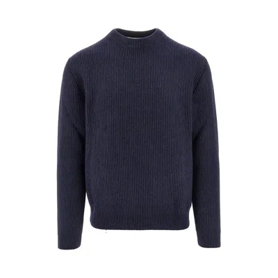 Daniele Fiesoli Upcycled Cashmere Crewneck Sweater In Blue