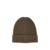 Daniele Fiesoli Upcycled Wool Beanie Hat In Brown