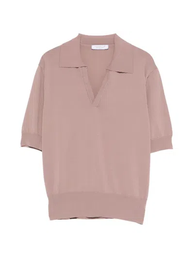Daniele Fiesoli V넥 티셔츠 In Pink