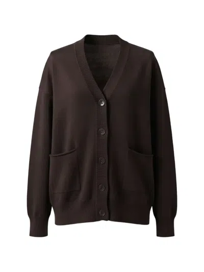 Daniele Fiesoli V-neck Cardigan In Brown