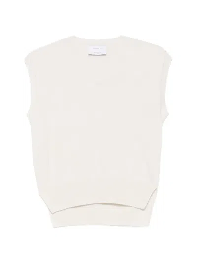 Daniele Fiesoli V-neck Vest In Neutral