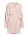 Daniele Fiesoli Woman Cardigan Light Pink Size M Merino Wool, Cashmere In Pink