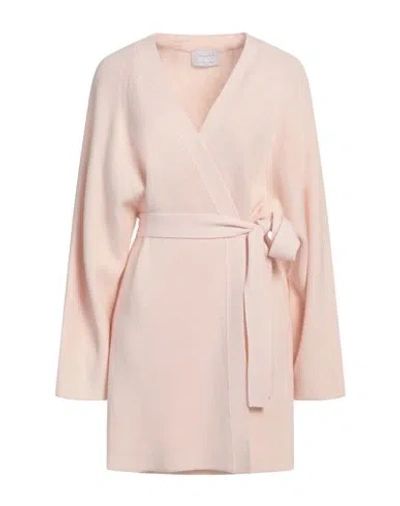 Daniele Fiesoli Woman Cardigan Light Pink Size M Merino Wool, Cashmere