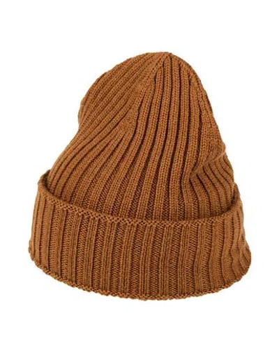 Daniele Fiesoli Woman Hat Brown Size Onesize Virgin Wool In Metallic
