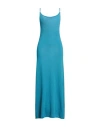 Daniele Fiesoli Woman Maxi Dress Deep Teal Size 3 Cotton, Modal In Green