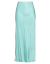 Daniele Fiesoli Woman Maxi Skirt Turquoise Size L Viscose In Blue