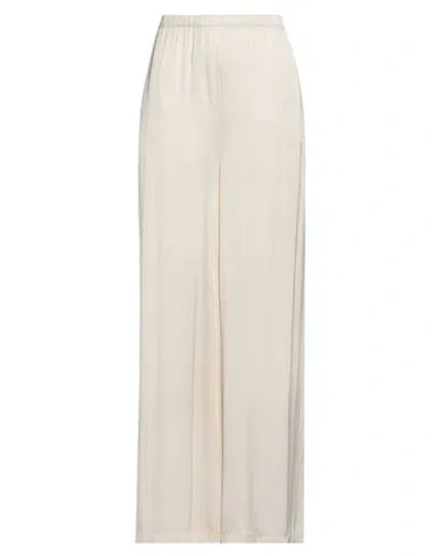 Daniele Fiesoli Woman Pants Cream Size L Viscose In White