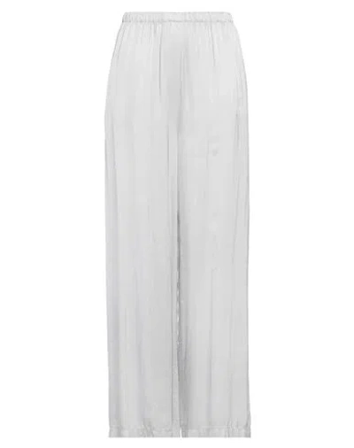 Daniele Fiesoli Woman Pants Light Grey Size L Viscose