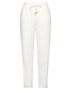 Daniele Fiesoli Woman Pants White Size 3 Polyester, Viscose
