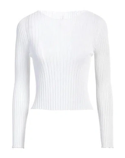 Daniele Fiesoli Woman Sweater Ivory Size S Viscose, Polyamide In White