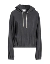 Daniele Fiesoli Woman Sweatshirt Lead Size 3 Polyester, Viscose In Grey