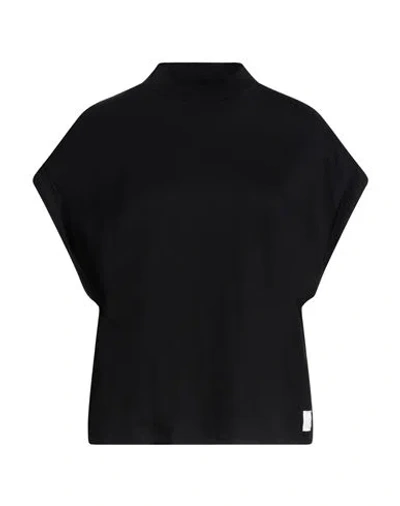Daniele Fiesoli Woman T-shirt Black Size 3 Cotton