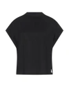 Daniele Fiesoli Woman T-shirt Black Size M Cotton