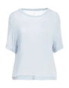 Daniele Fiesoli Woman T-shirt Lilac Size M Viscose, Nylon, Cashmere, Elastane In Purple