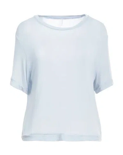 Daniele Fiesoli Woman T-shirt Lilac Size M Viscose, Nylon, Cashmere, Elastane In Purple