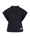 Daniele Fiesoli Woman T-shirt Black Size 3 Cotton In Blue