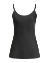 Daniele Fiesoli Woman Top Black Size M Viscose In Black