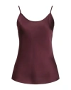 Daniele Fiesoli Woman Top Garnet Size L Viscose In Red