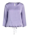 Daniele Fiesoli Woman Top Lilac Size S Viscose In Purple