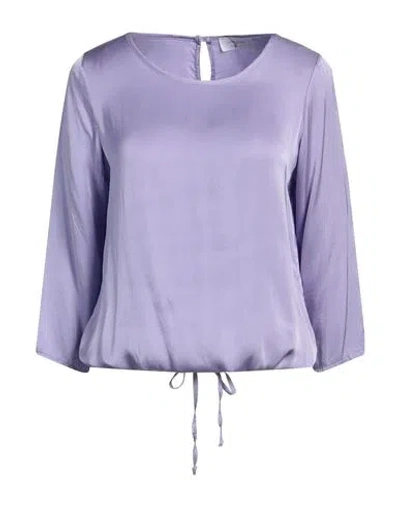Daniele Fiesoli Woman Top Lilac Size S Viscose In Purple