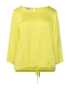 Daniele Fiesoli Woman Top Lime Green Size L Viscose In Green