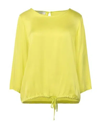 Daniele Fiesoli Woman Top Lime Green Size L Viscose