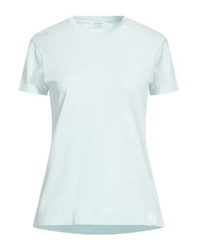 Daniele Fiesoli Woman T-shirt Sky Blue Size M Cotton