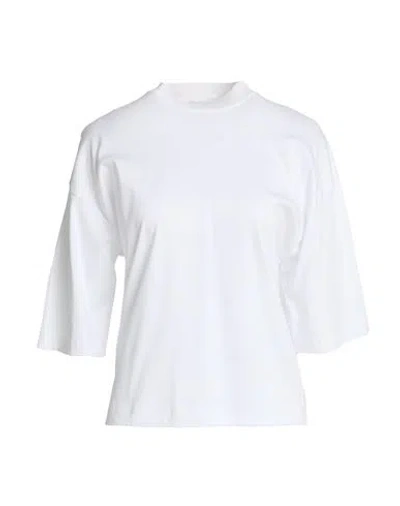 Daniele Fiesoli Woman T-shirt White Size M Cotton