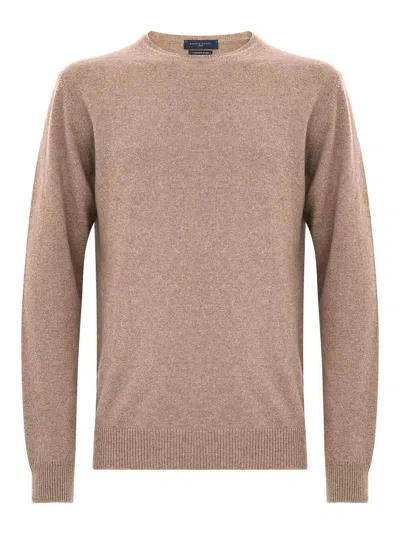 DANIELE FIESOLI WOOL AND CASHMERE CREWNECK SWEATER