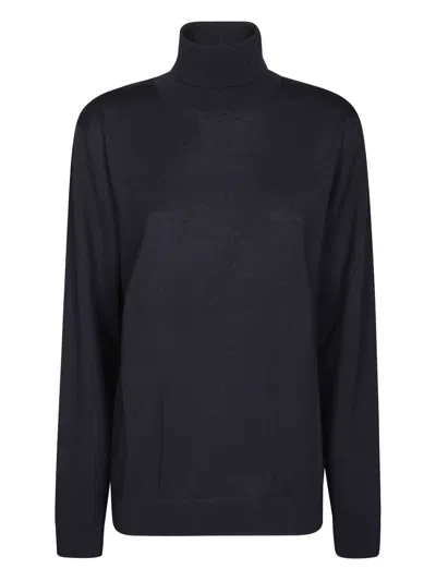 Daniele Fiesoli Wool Roll-neck Sweater In Black