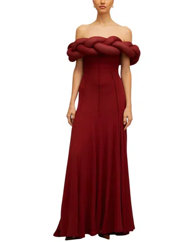 Daniele Oro Maxi Dress In Red