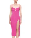 Daniele Oro Midi Dress In Red